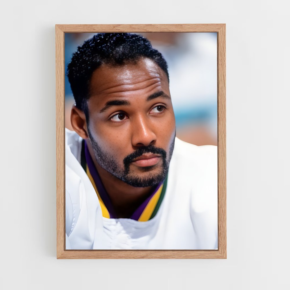 Poster Moustache Charismatique – affiche Basketball (vue 4)